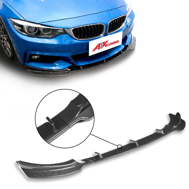 Carbon Fiber GT Front Splitter lip Accessories for BMW F32 F36 F33 4 series M4 Body kit