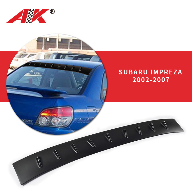 for 2003 2004 2005 2006 2007 subaru impreza carbon fiber accessories carbon fiber bodykit roof window spoiler vortex generator