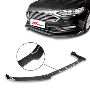 Front Spoiler For 2017-2018 Ford Fusion/Mondeo Painted Black Front Bumper Body Kit Lip 3PCS