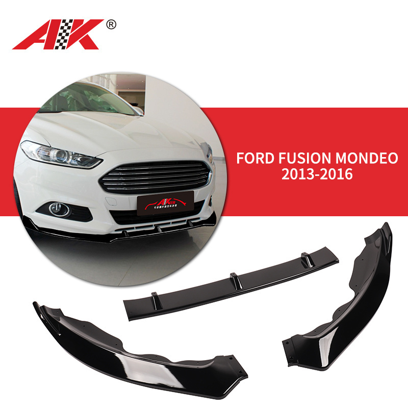 For ford fusion mondeo mk5 2013 2016 2014 2015 car accessories auto parts for front bumper lip body kit bodykit diffuser spoiler