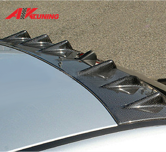 car roof spoiler ABS/ carbon fiber auto wing spoilers for Mitsubishi EVO 7 8 9