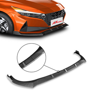 Front Bumper Lip Splitter For Hyundai I30 Spoiler Lip Protector for Hyundai Elantra 2021car body kits