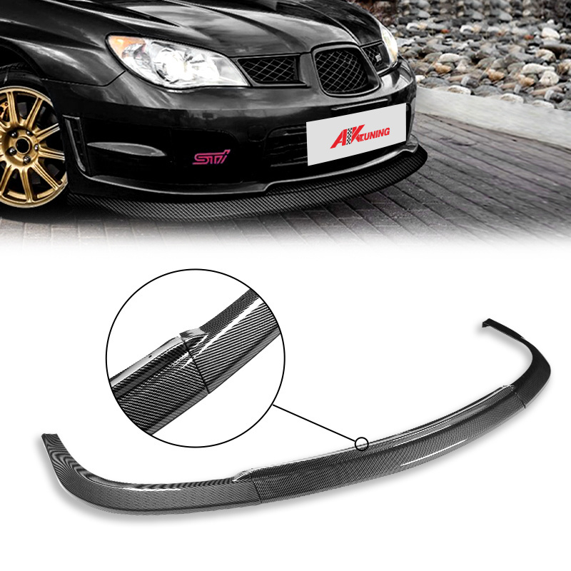 2006-2007 Subaru Impreza Wrx Sti Parts Accessories For 9th Subaru WRX Sti Vab Front Bumper Body Kit Spoiler Wing Lip