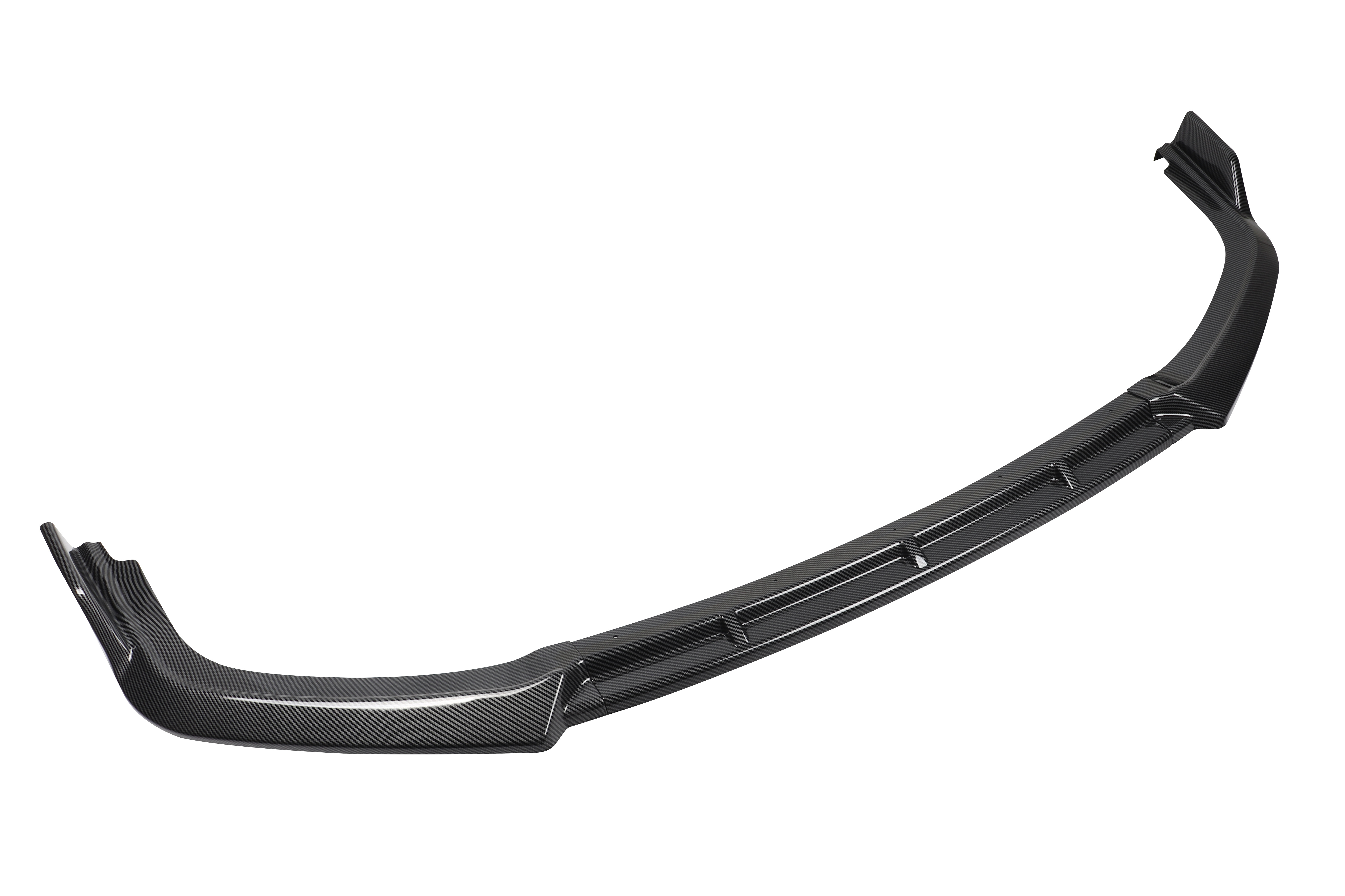 Front Bumper Lip for Honda Civic SI Painted Black Carbon Fiber look Front Lip Automotive Parts