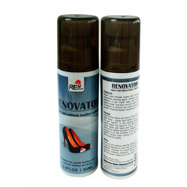 New item 80ml suede and nubuck liquid shoe polish renovator with applicator