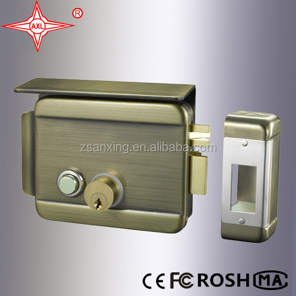 Night Latch Rim Lock Electric Gate Lock 12V