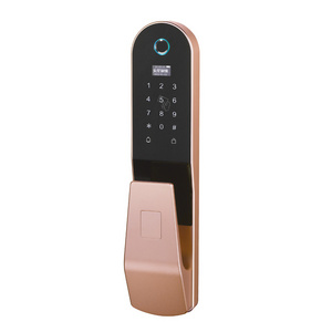 Smart home system safe password keypad digital fingerprint door lock AX301RG