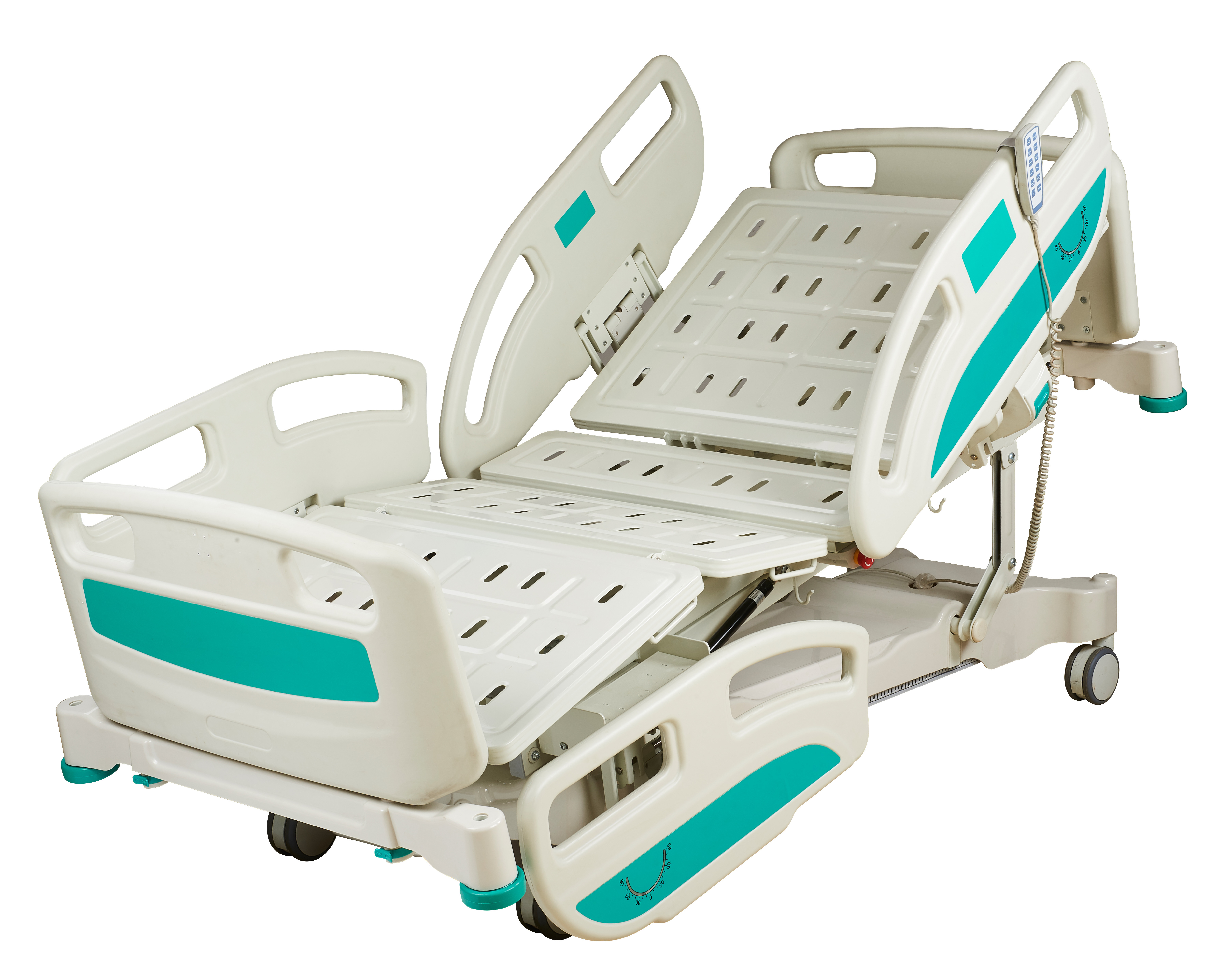 High quantity Five function electric ICU  Standing  hospital bed  For Hospitals