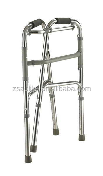 Hot sale Aluminum Alloy Light weight Folding Walker  disabled people Rollator walker for adult