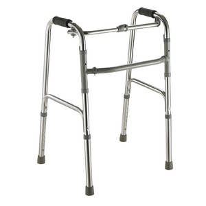 Hot sale Aluminum Alloy Light weight Folding Walker  disabled people Rollator walker for adult