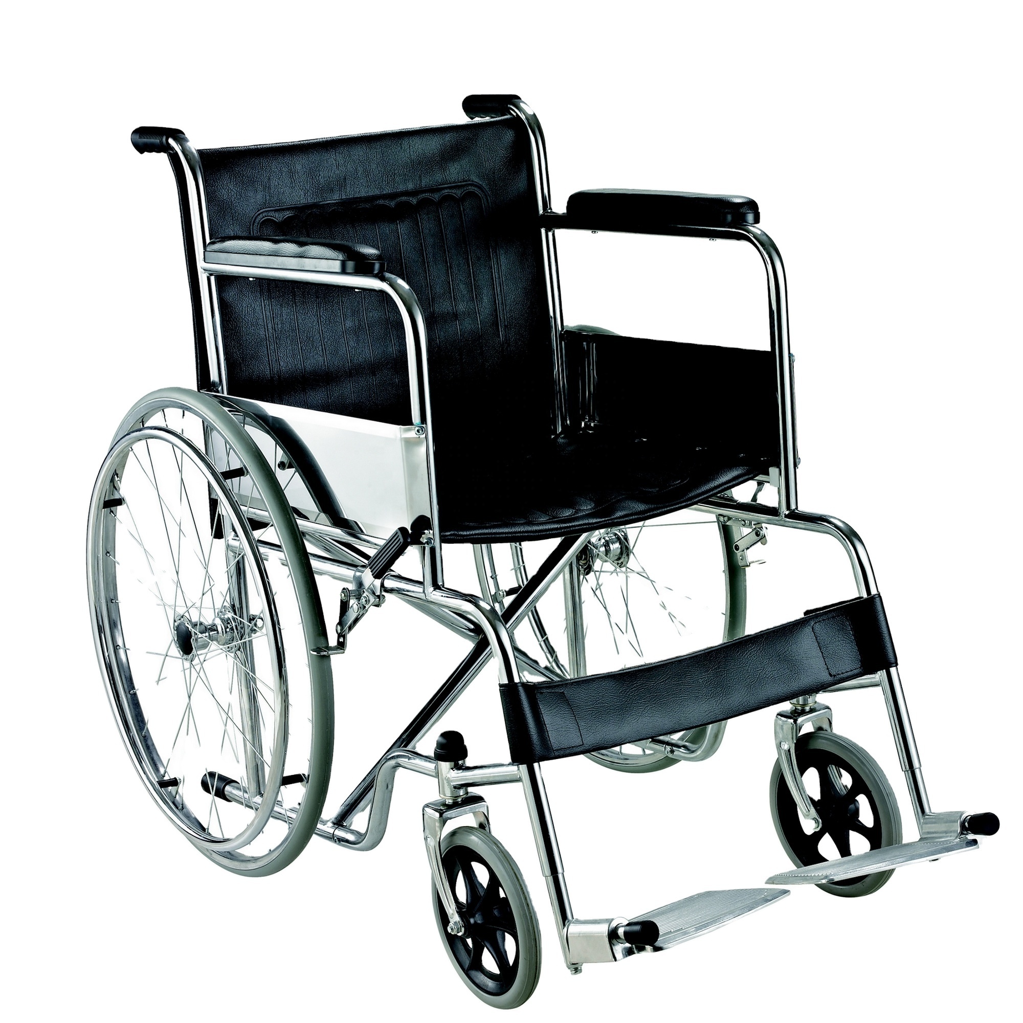 AOLIKE wheelchair  CE Economy  folding steel Manual Wheel chair for sale