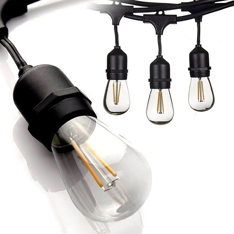 Outdoor lamp post E27 socket IP65 waterproof lanyard filament no light bulb suitable for garden community corridor camping place