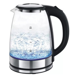 Blue LED Light Electric Kettle 2L 1500W Glass Body Electric Kettle For Home