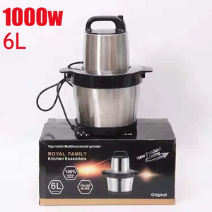 Hot selling fufu machine 6L large capacity 1000w pure copper motor yam masher meat grinder