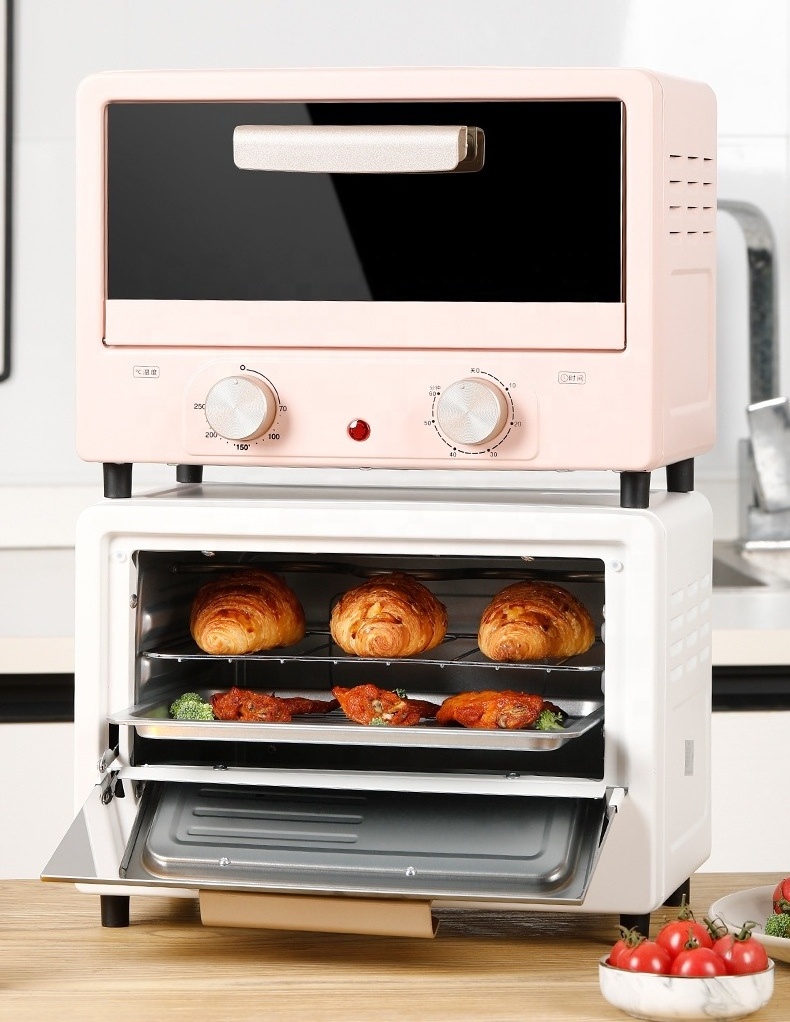 Hot 2022  Household small oven 10L Mini baking multi-function electric oven white