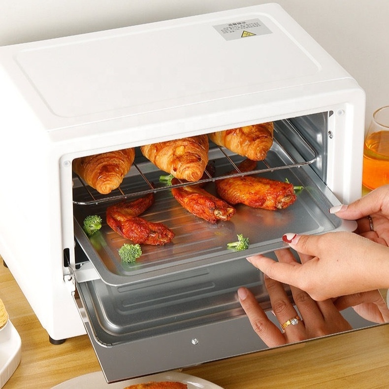 Hot 2022  Household small oven 10L Mini baking multi-function electric oven white