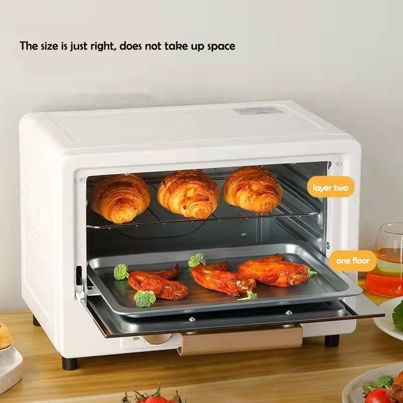 Hot 2022  Household small oven 10L Mini baking multi-function electric oven white