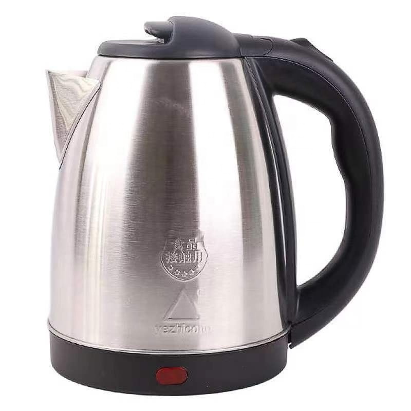 Cheap electric kettle manufacturers wholesale support custom 1500W 2L stainless steel portable electric kettle