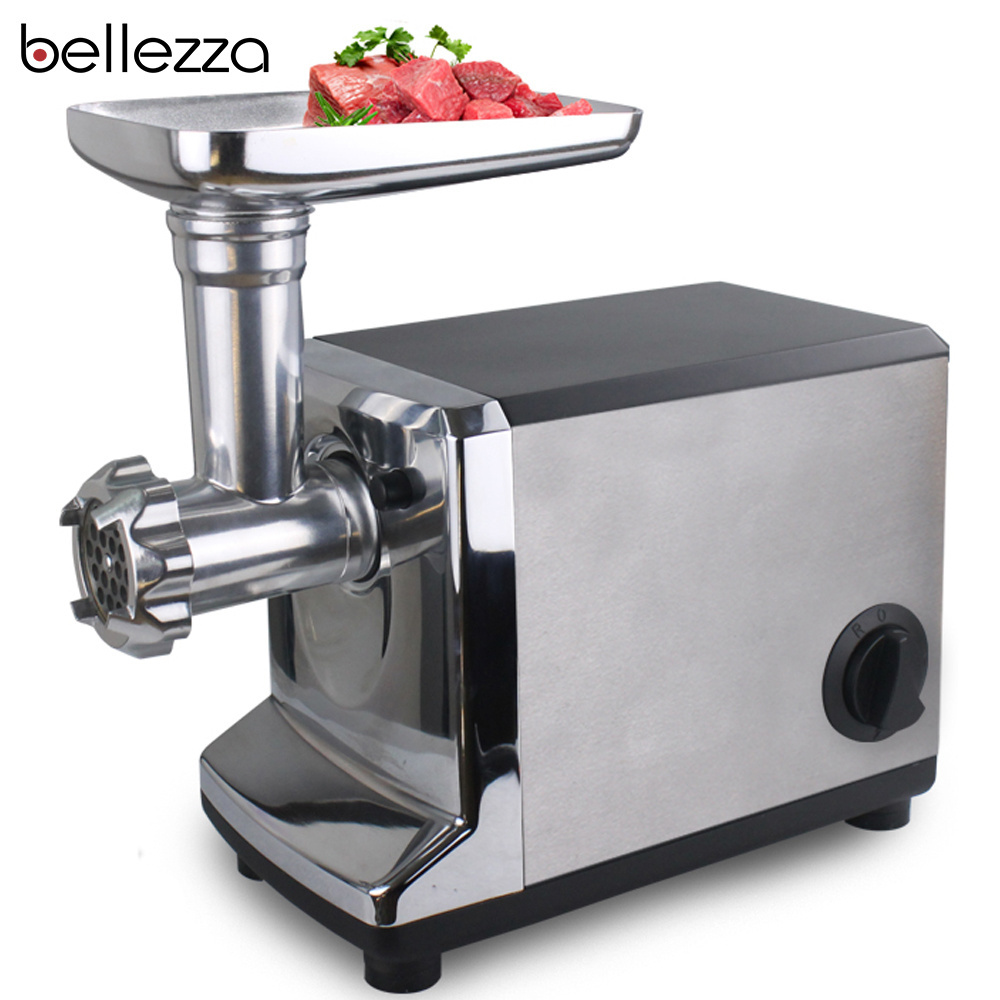 Electric Meat Grinder Professional Commercial Home Food Mincer Meat Grind Steel with 3 Grinding Plates