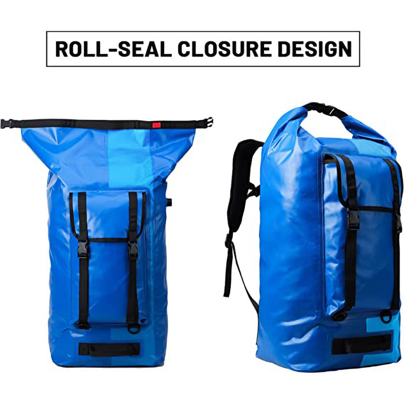 Extra Large Waterproof Backpack Gear for Men Women 60L 150LRoll Top Dry Bags Duffel for Kayaking Hiking Travel Camping