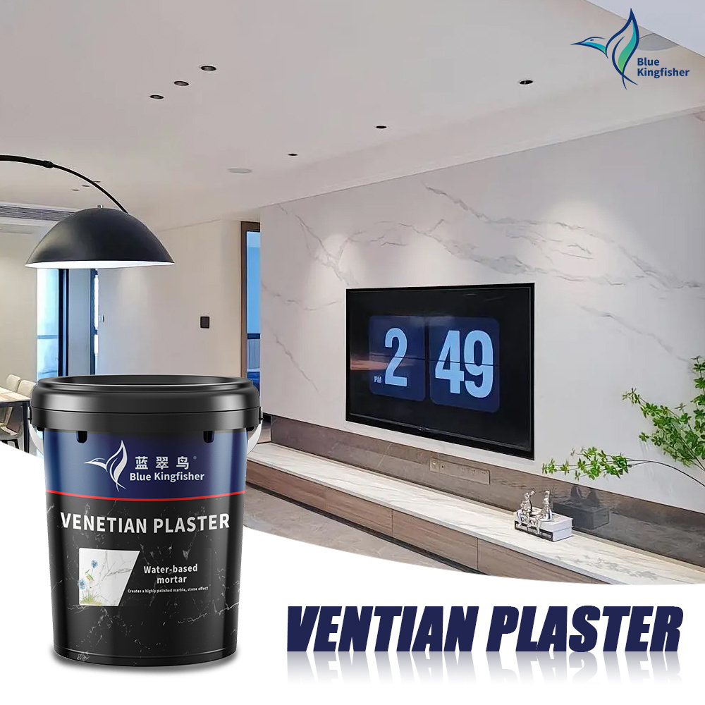 Wholesale Odorless White Colour Waterborne Interior Wall Latex Paint Wall Waterproof Venetian Plaster Coating Paint