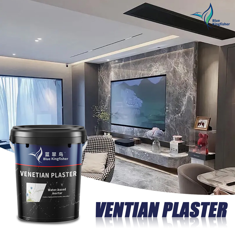 Wholesale Odorless White Colour Waterborne Interior Wall Latex Paint Wall Waterproof Venetian Plaster Coating Paint