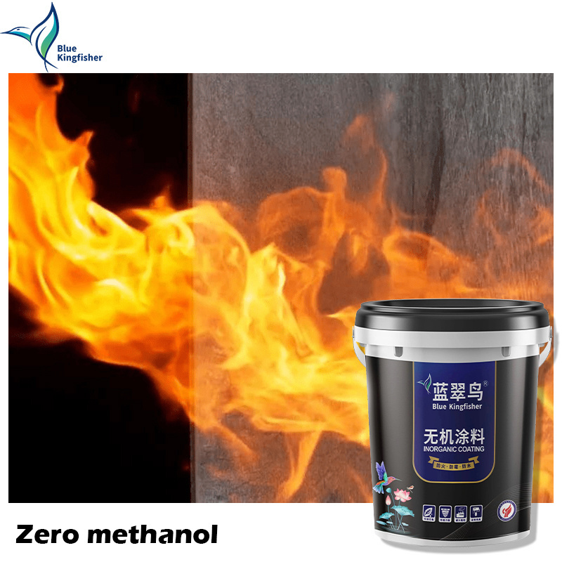 High Adhesive Exterior And Interior Wall Rammed Earth For Floor Powder Inorganic Fireproof Fire Retardant Coating Paint