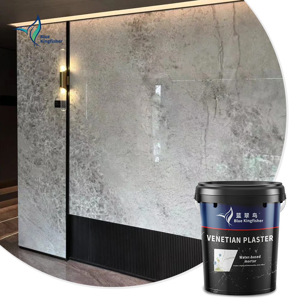 Wholesale Odorless White Colour Waterborne Interior Wall Latex Paint Wall Waterproof Venetian Plaster Coating Paint