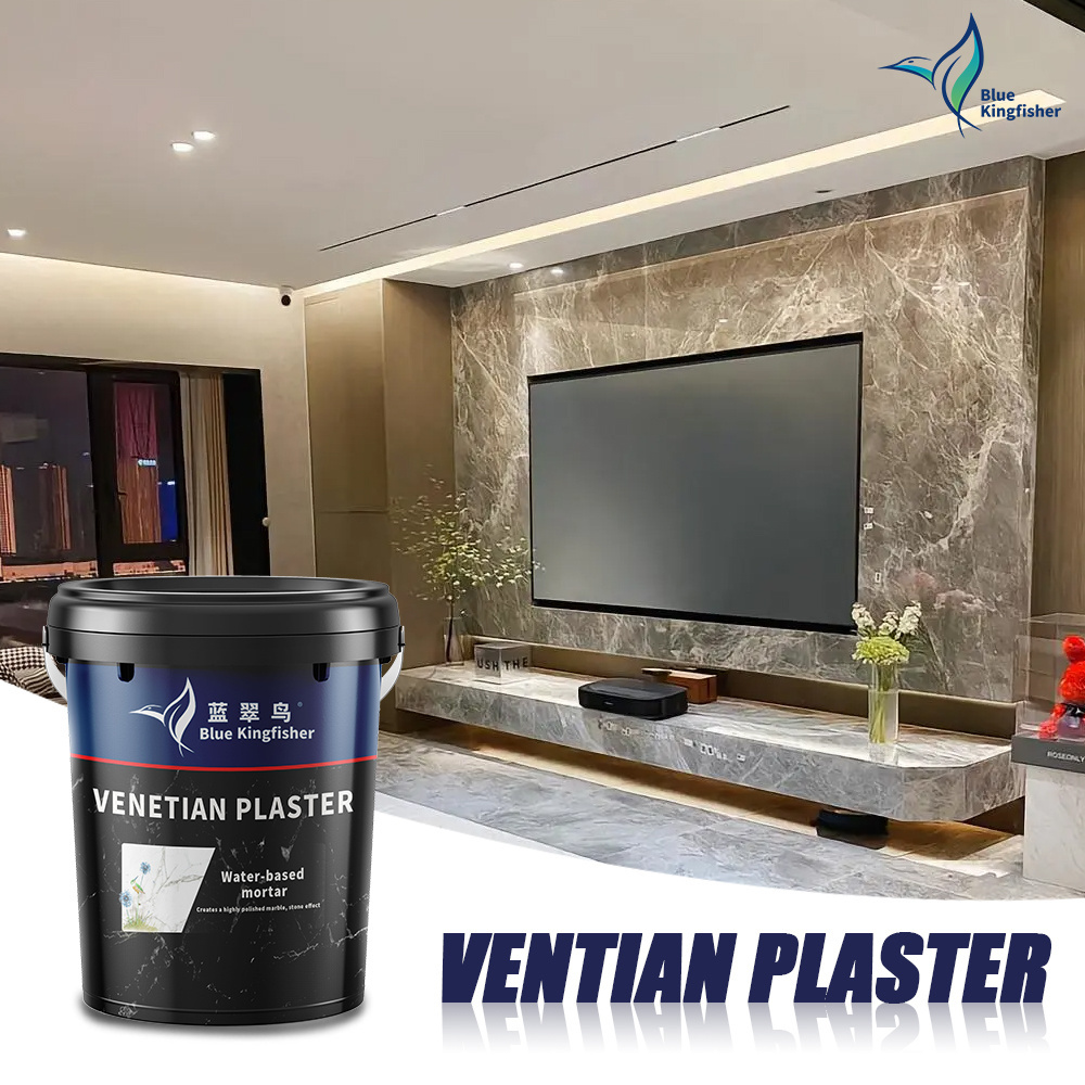 Wholesale Odorless White Colour Waterborne Interior Wall Latex Paint Wall Waterproof Venetian Plaster Coating Paint