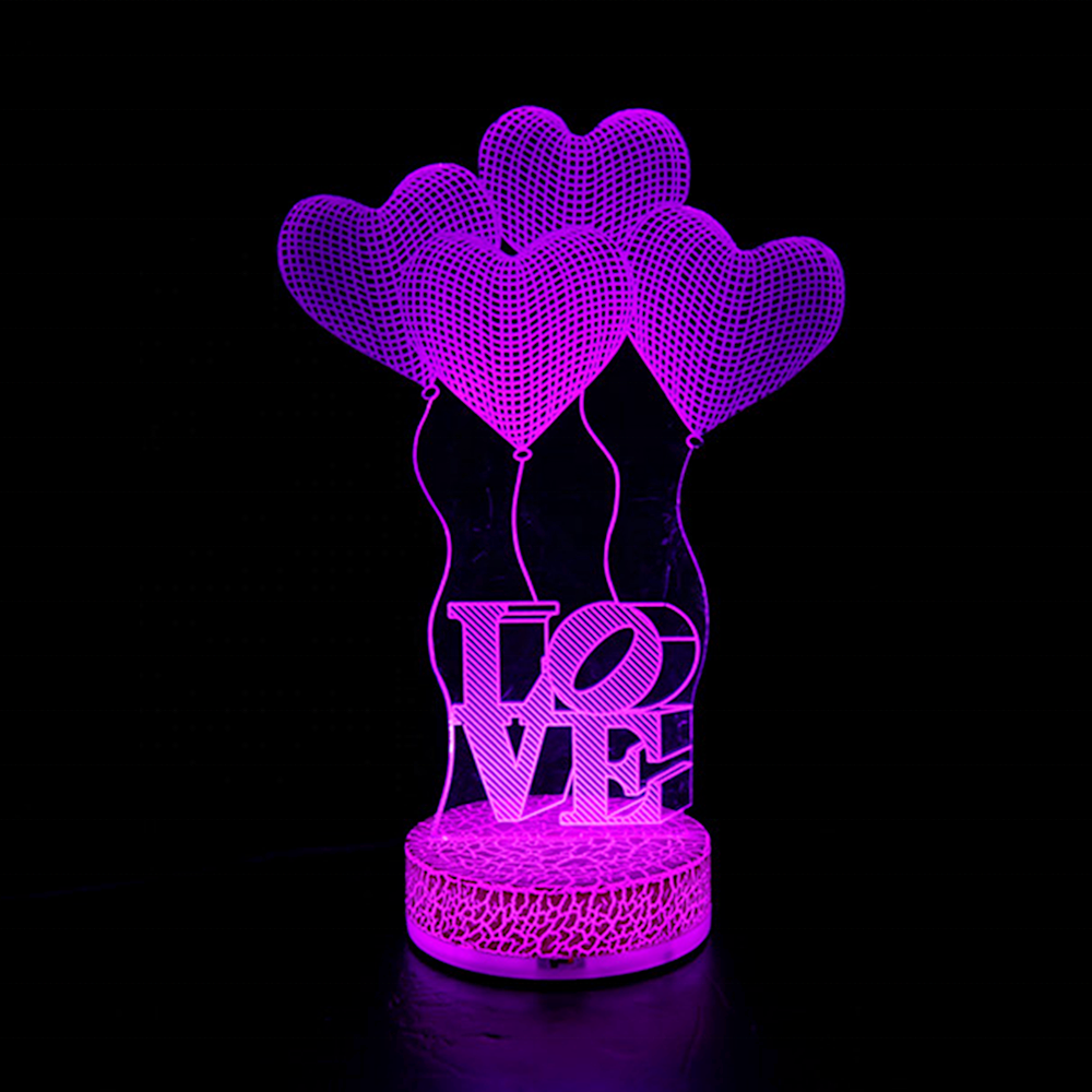 Creative 3d illusion lamp children night light home decoration lamp