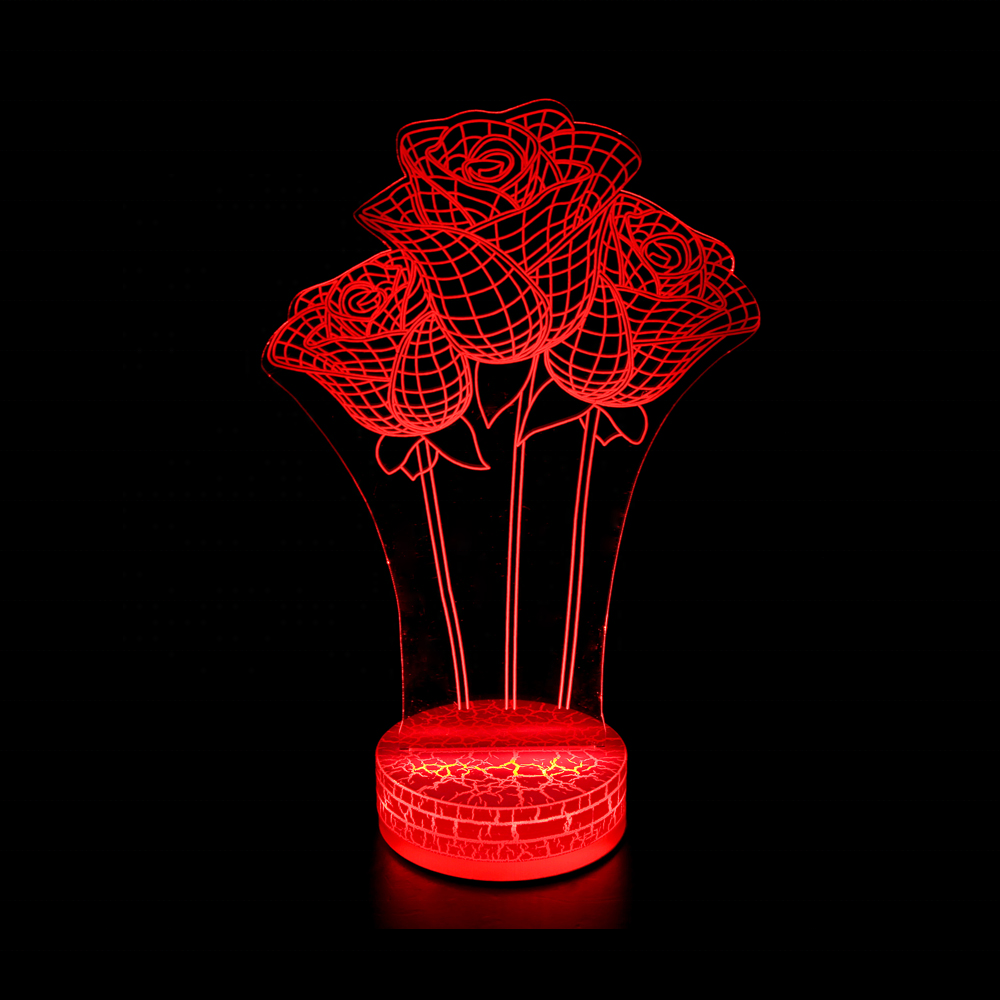 Creative 3d illusion lamp children night light home decoration lamp