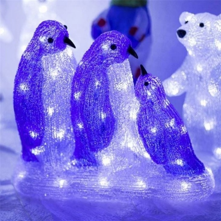 Led Decorative Holiday Lighting Decoration Light Outdoor Antarctic Penguin Christmas Lights