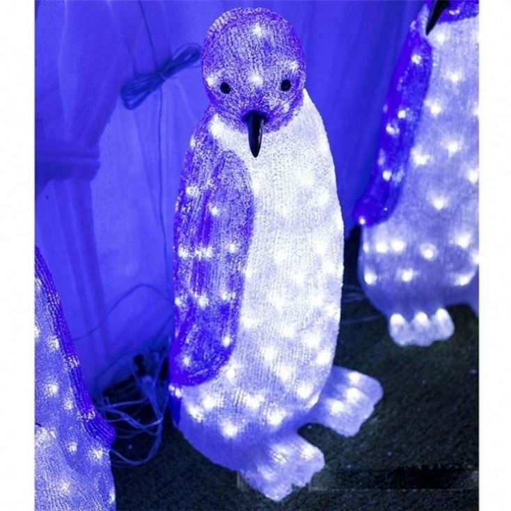 Led Decorative Holiday Lighting Decoration Light Outdoor Antarctic Penguin Christmas Lights