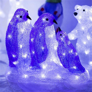 Led Decorative Holiday Lighting Decoration Light Outdoor Antarctic Penguin Christmas Lights