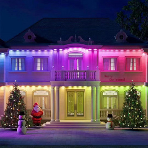 Pixel Lights Christmas Colorful House Eaves Light Decorative Lamp Waterproof Permanent Pixel Soffit Led Point Light