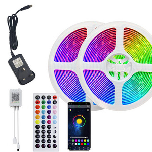 LED Strip Lights Work With Waterproof RGB LED Strip 5050 SMD LED Smart Rope Lights Smartphone APP Controlled