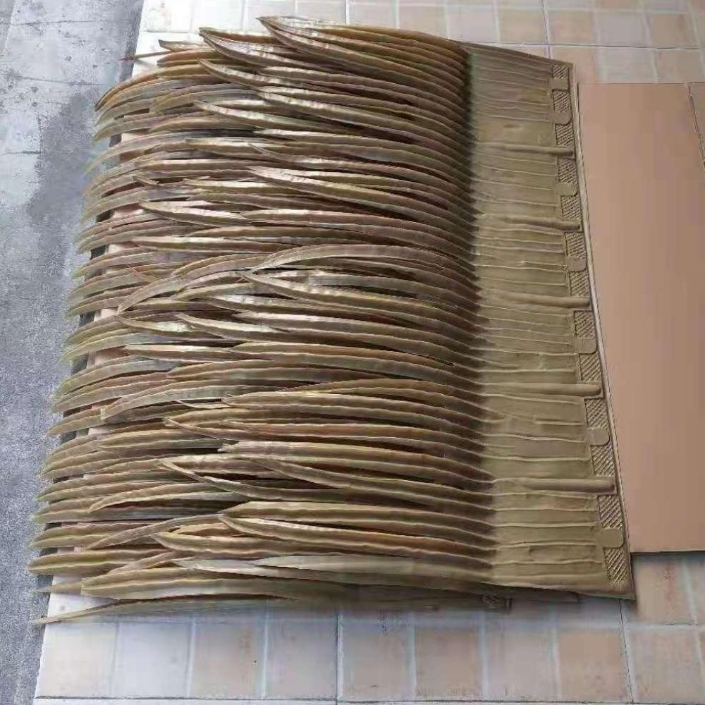 New Arrival Artificial Roof Reed In Tiles Plastic Roof/Palmex Thatch/Water Rattan Plants Shingle Palm Leaf Thatch Umbrella