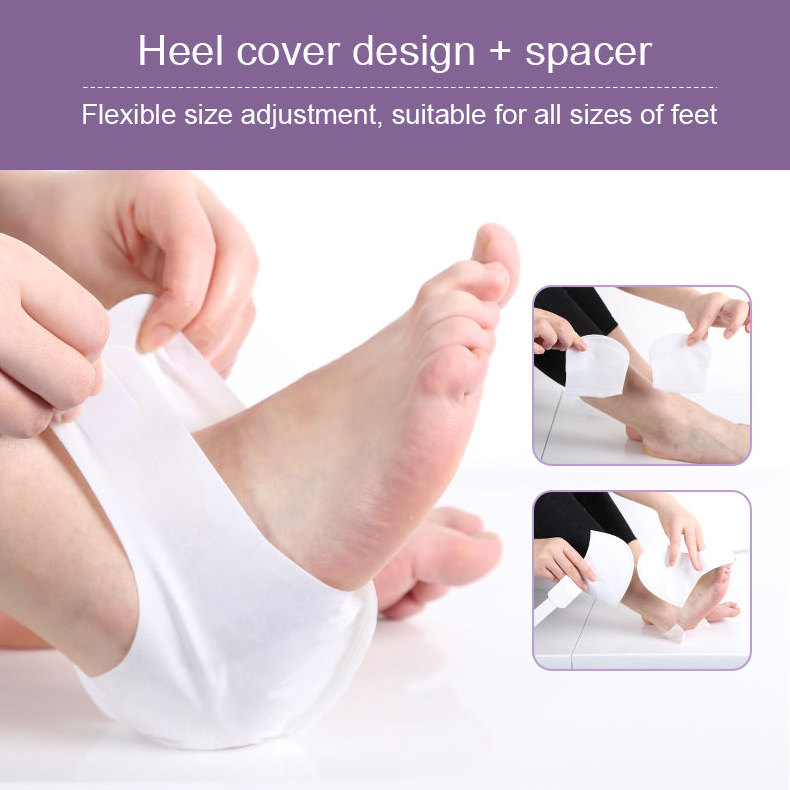 Private Label Repair Rough Foot And Dry Rough Heel Heels Peel Exfoliating Foot Peel Hand Peeling Mask