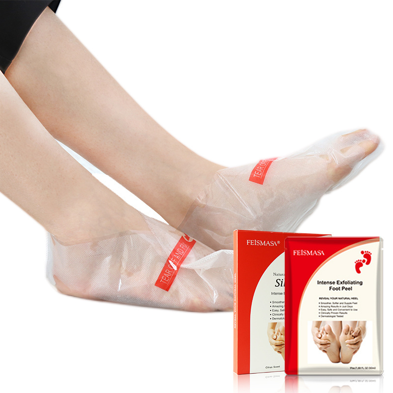 High quality private label moisturizing exfoliating baby peeling foot mask