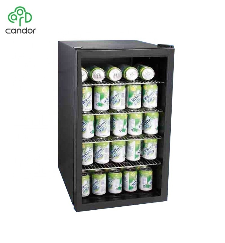 95L Compressor Under Counter Fridge Mini Bar/Beverage Cooler/ Display fridge/Drinks Cooler