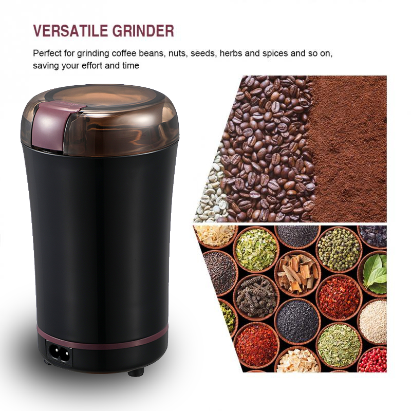 Electrical mini coffee grinder Adjustable setting Pill Crusher molino de granos de cafe pepper grinder