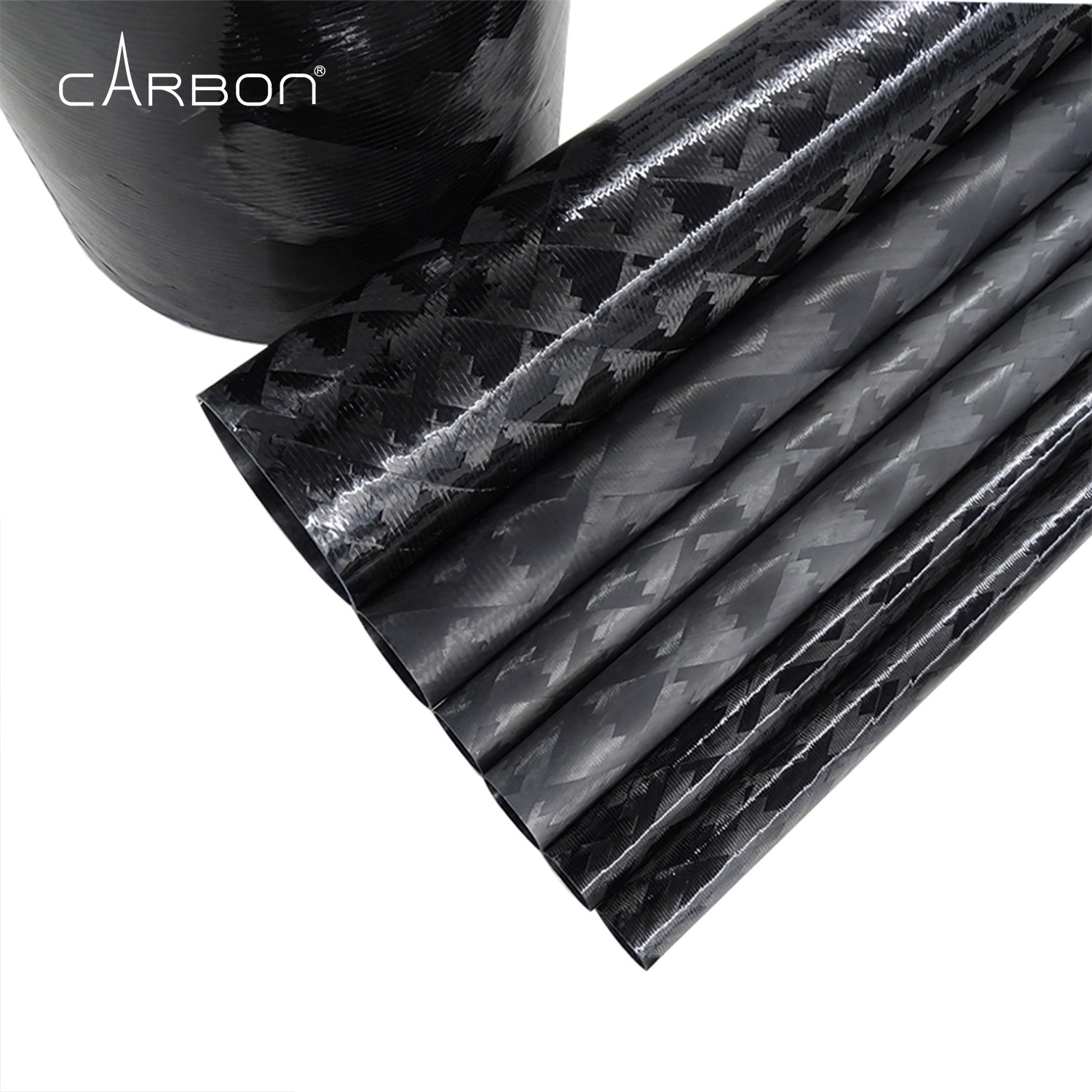 15mm round continuous prepreg hybrid material carbon fiber composites fibreglass filament wound epoxy tubes with epoxy resin