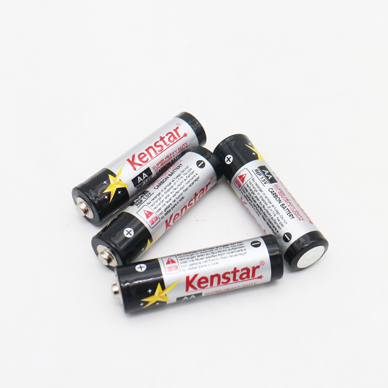 Good quality R6P 1.5V Carbon Zinc Batteries Non-rechargeable Double A Battery For Flashlight AA