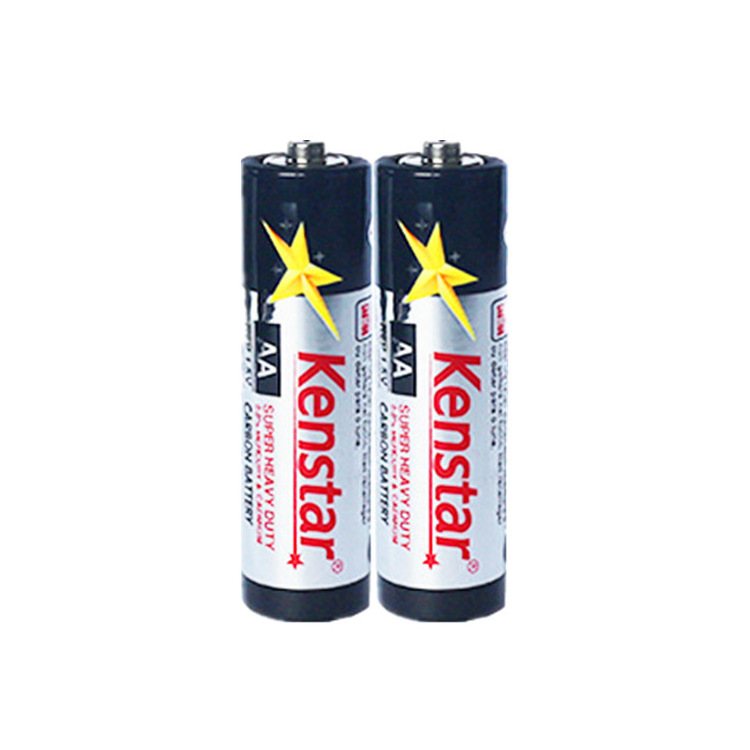 Good quality R6P 1.5V Carbon Zinc Batteries Non-rechargeable Double A Battery For Flashlight AA