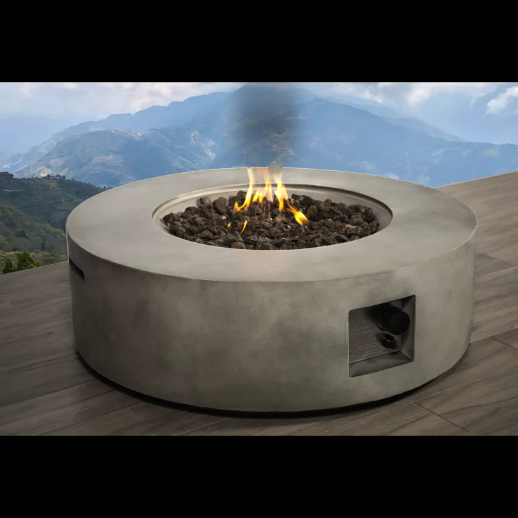 Hot Selling Outdoor Heater Crafts Firepit Burning Round Fire Pits Table Large Metal Use Wood for Party or Camping Gas Acceptable