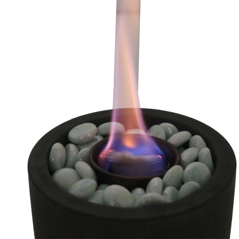 desk  Fireplace Mini Fire Pit Concrete  Burning Home Decor Ethanol desk Bio Alcohol firepit hot sell