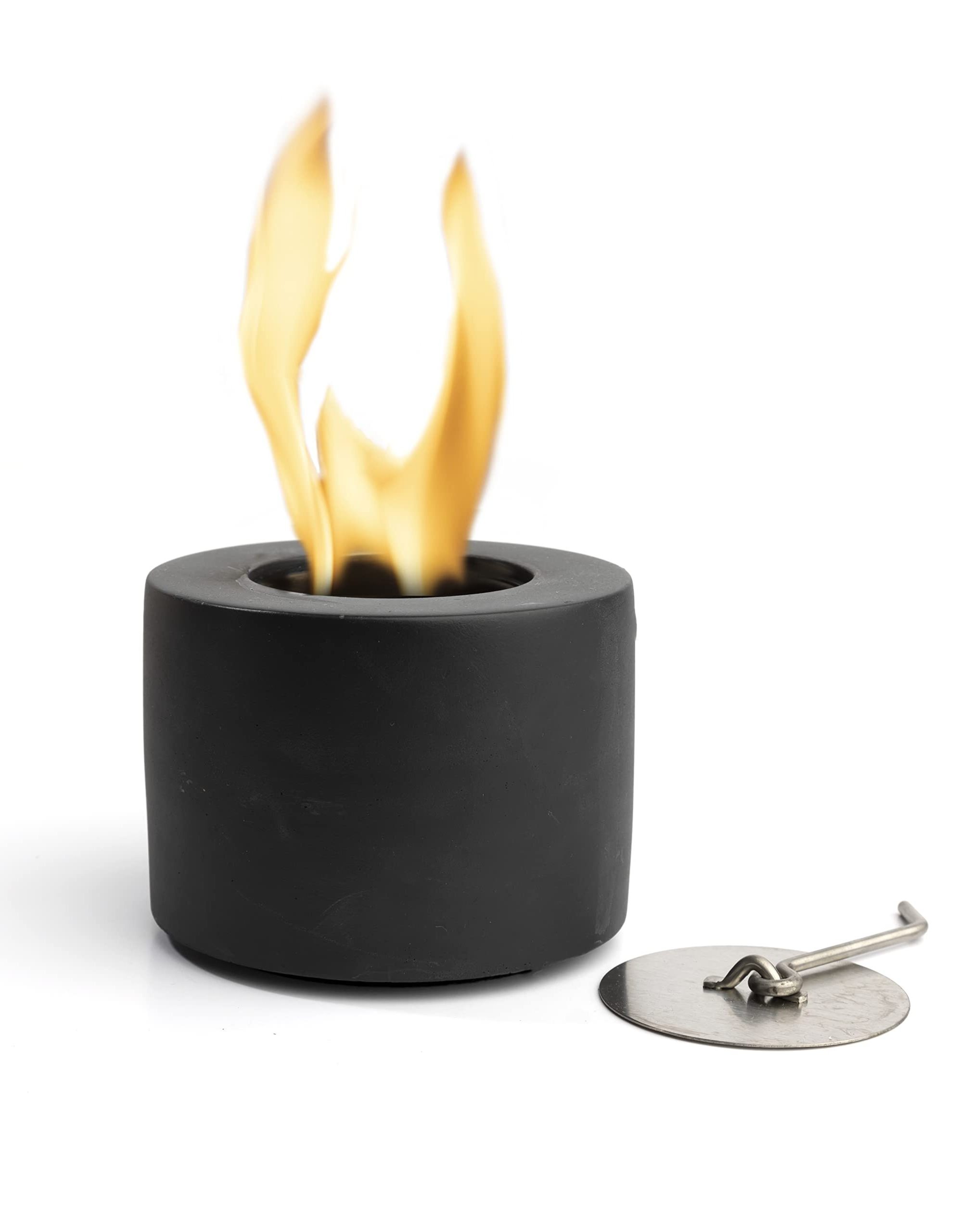 Hot Selling Fireplace For Indoor And Outdoor, Small Mini Smores Maker, Mini Fire Pit, Concrete Bowl, Fire Pit Bowl, Black