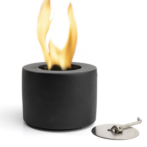 Hot Selling Fireplace For Indoor And Outdoor, Small Mini Smores Maker, Mini Fire Pit, Concrete Bowl, Fire Pit Bowl, Black