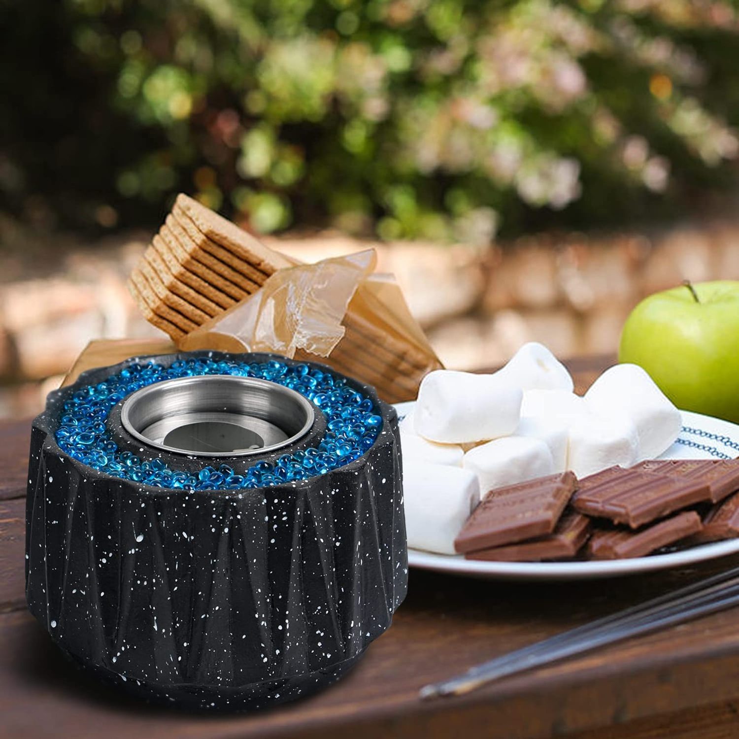 Table Top Fire Pit Bowls, Smores Maker Fire Pit, Table Top Mini Rubbing Alcohol Tabletop Fireplace For Indoor, Outdoor