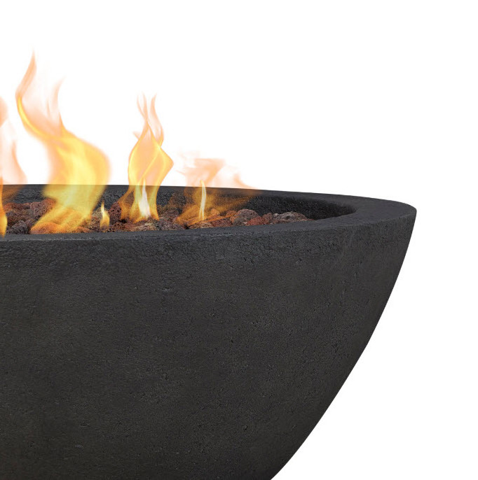 High quality outdoor round concrete MgO natural propane gas fire pit